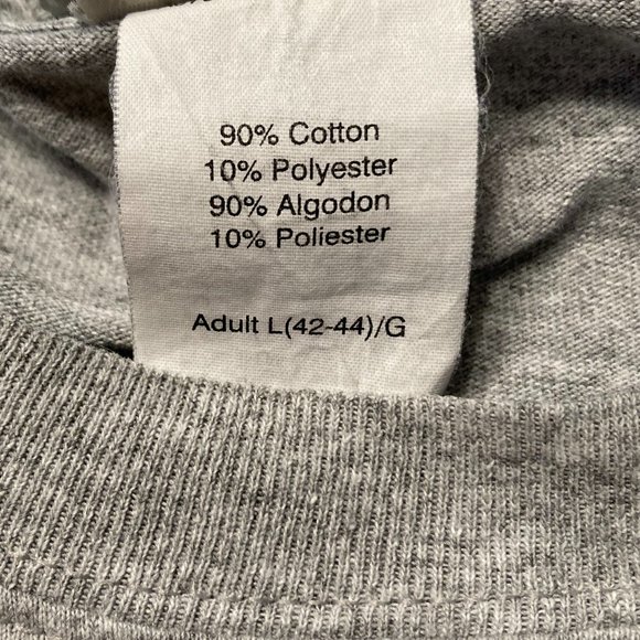 Briar Creek Vintage Notre Dame Gray T Shirt Long Sleeve Unisex Adult L - Picture 13 of 13